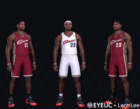 NBA K LEBRON JAMES CAVS VERSION CYBERFACE AND BODY MODEL WITH FINGER STRAP BY LEONLEE