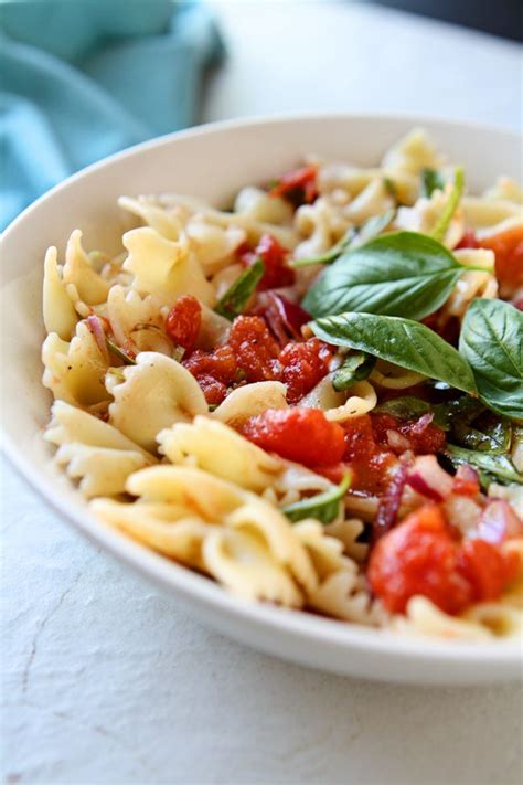 Maybe you would like to learn more about one of these? Bow Tie Pasta with Simple Tomato Sauce | Heavenly Home Cooking
