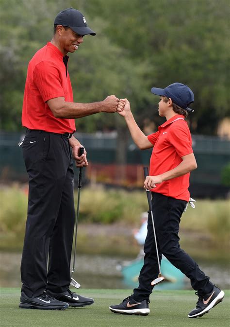 Tiger Woods Son Charlie Star At Exhibition Event In Florida Albany Advertiser