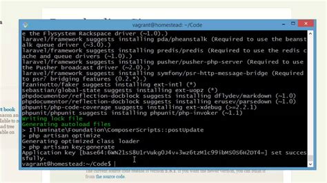 Instalar Laravel 52 En Homestead Youtube