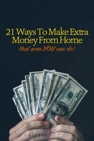 Do you want to learn how to earn money from home and make money online? 21 Ways Make Extra Money From Home