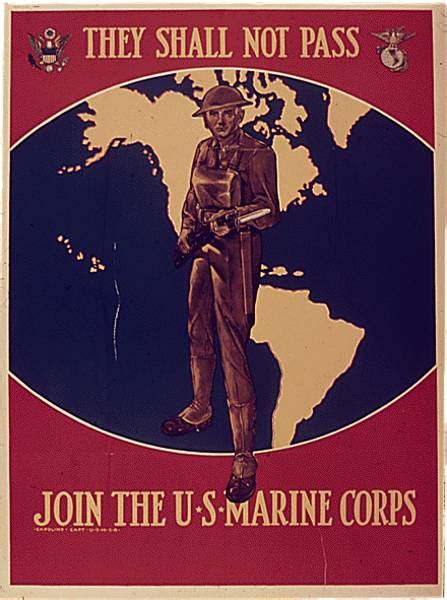 Find many great new & used options and get the best deals for u s marines recruiting poster 1917 5.5x4 inch repro chateau thierry world war 1 at the best online prices at ebay! Retro Marine Corps Recruiting Poster | Semper Fi Parents