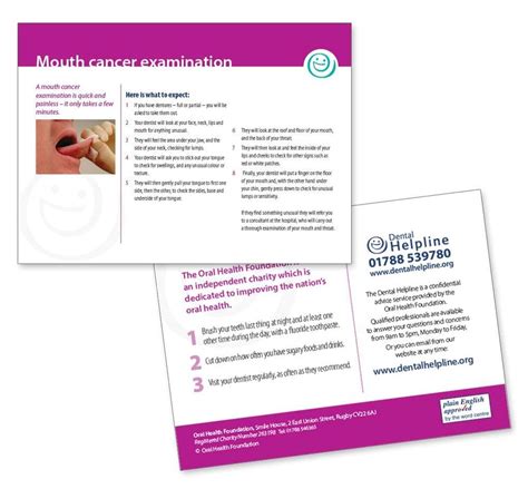 Infobite Mouth Cancer Examination