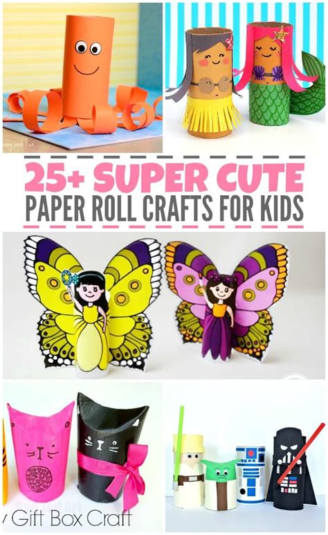 25 Super Cute Paper Roll Crafts For Kids