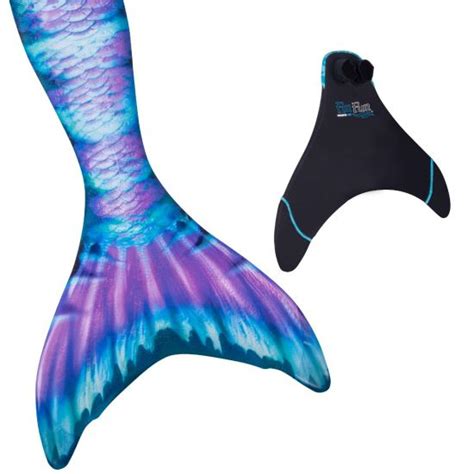 Moon Dive Mermaid Tail For Swimming Purple Blue Fin Fun Tail