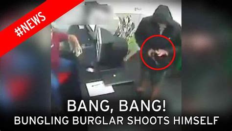 astonishing moment hapless man shoots himself in head while playing with gun and survives