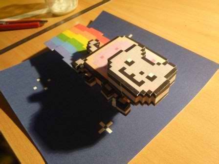 Nyan Cat Papercraft Papercraft Paradise PaperCrafts Paper Models