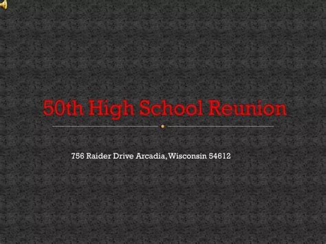 Ppt 50th High School Reunion Powerpoint Presentation Free Download