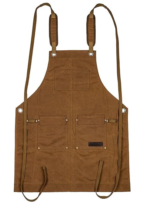 Woodworking Shop Aprons For Men And Women 16 Oz Durable Waxed Canvas
