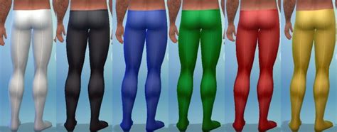 Male Tights More Muscle Defined Edition By Athlyptt Sims 4 Tights