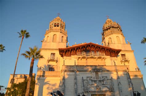 Sunset At Hearst Castle