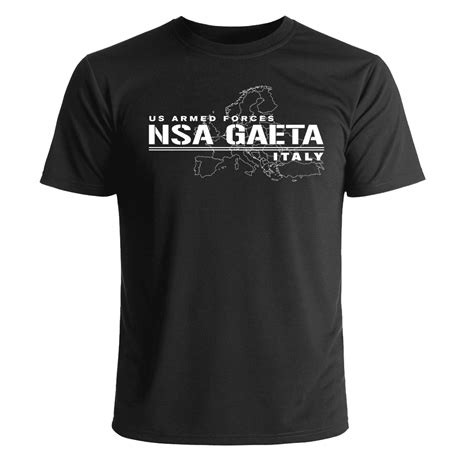 Nsa Gaeta Italy T Shirt European Duty Station T Shirts