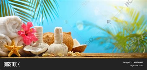 Tropical Spa Massage Image And Photo Free Trial Bigstock