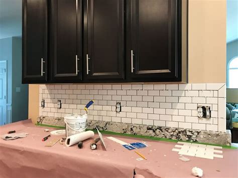 Maybe you would like to learn more about one of these? How To Install A Subway Tile Kitchen Backsplash | Young ...