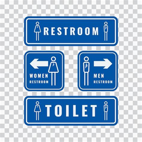 Premium Vector Men Or Women Restroom And Toilet Sign Graphic Design