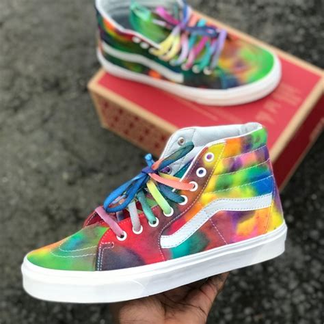 Show your love for the coolest creatures under the sea with. Vans Shoes | Customized Sk8high Vans Tiedye Vans Custom | Poshmark