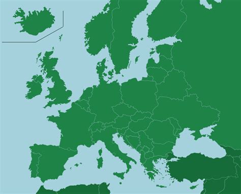 Europe Countries Map Quiz Game