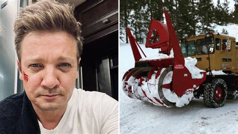 reveal details of jeremy renner s accident a snowplow passed over his leg history one song