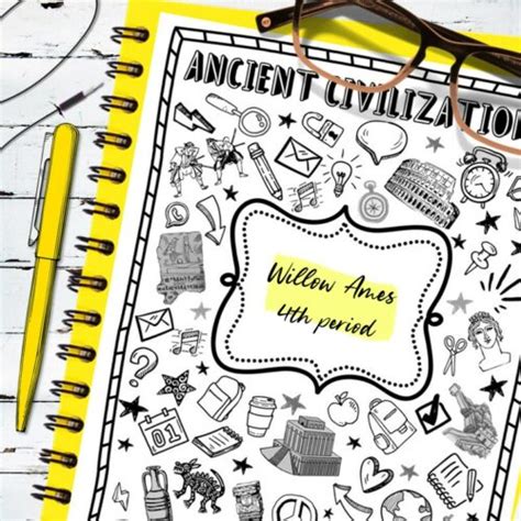 Social Studies Binder Covers Coloring Pages Made By Teachers