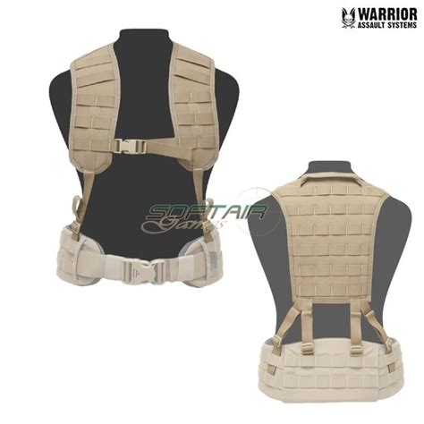 Load Bearing Molle Harness With Panel Coyote Tan Warrior Assault Systems