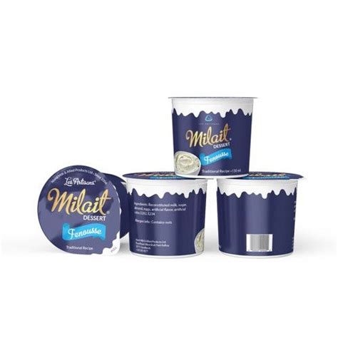 See more ideas about label design, packaging design inspiration, packaging design. Milait Dessert | Product label, Label design, Cup sleeve