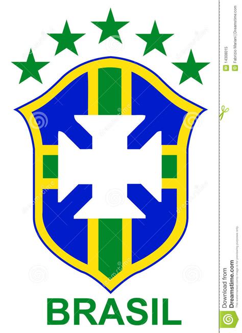 The evolution of the most famous national football teams logo. Brazil soccer logo stock illustration. Illustration of ...