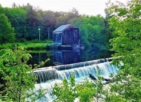Watson Road Hydro Electric Dam Dover New Hampshire Photograph By