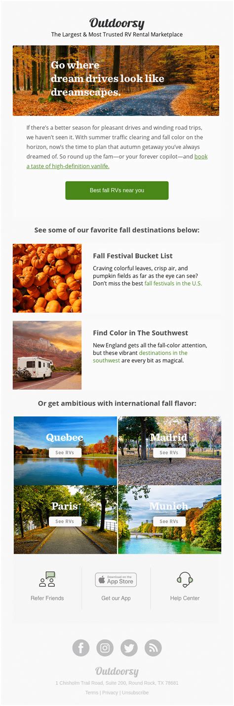 Fall Newsletter Templates To Inspire Your Autumn Campaigns Email Marketing Software That Works