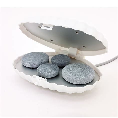 New Portable Professional Massage Stone Heaterwarmer Hot Rocks Clam