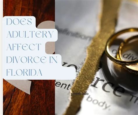 ¿afecta El Adulterio El Divorcio En Florida