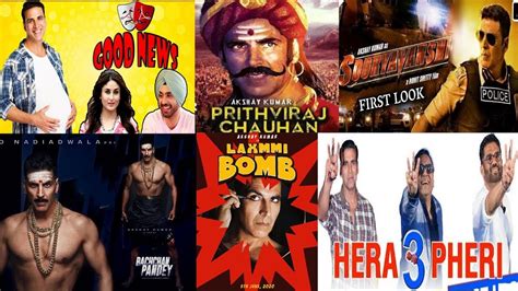 2020 and 2021 are set to be amazing years for films. What is the list of Akshay Kumar upcoming movies