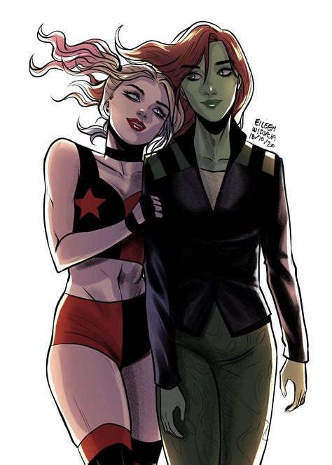 Artwork Poison Ivy And Harley Quinn By Leendraws Rdccomics