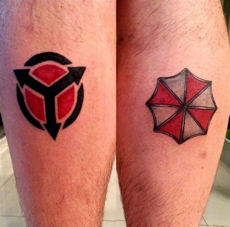 Tomas S Resident Evil And Killzone Tattoos Gaming Tattoo Video Game
