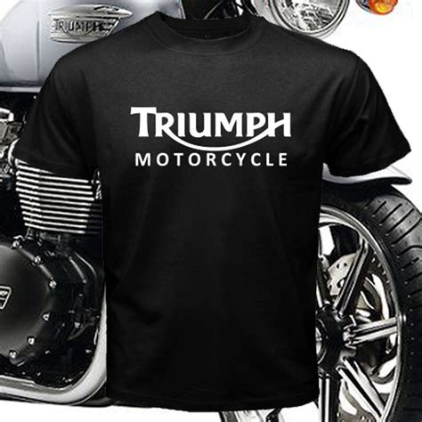 New Triumph Motorcycle Logo Men S Black T Shirt M L Xl 2xl 3xl New