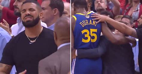 WATCH: Drake is Emotional As He Consoles Kevin Durant ...