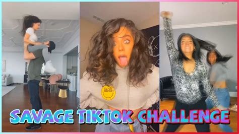 savage tiktok dance compilation 2020 youtube