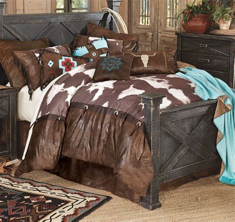 High Plains Cowhide Bedding Collection Bedding Sets Bed Linens