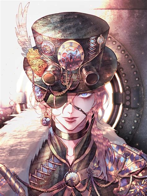 Premium seller and well worth the wait pleasant experience with the artist. Illustrator : @caild2290 (Twitter) | Steampunk characters, Steampunk artwork, Steampunk drawing