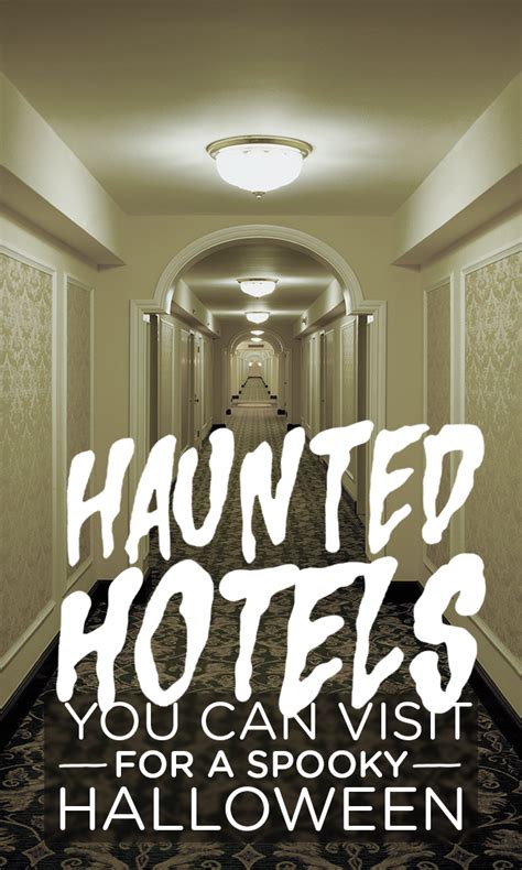 11 Haunted Hotels That You Can Stay In For The Spookiest Halloween Haunted Hotel Scary Places
