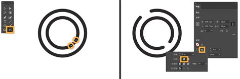 Press alt+shift (option+shift) and drag a point to make a smaller, perfect circle. 아트웍을 간편하게 자르거나 분할하고 트리밍하는 방법 | Adobe Illustrator 자습서