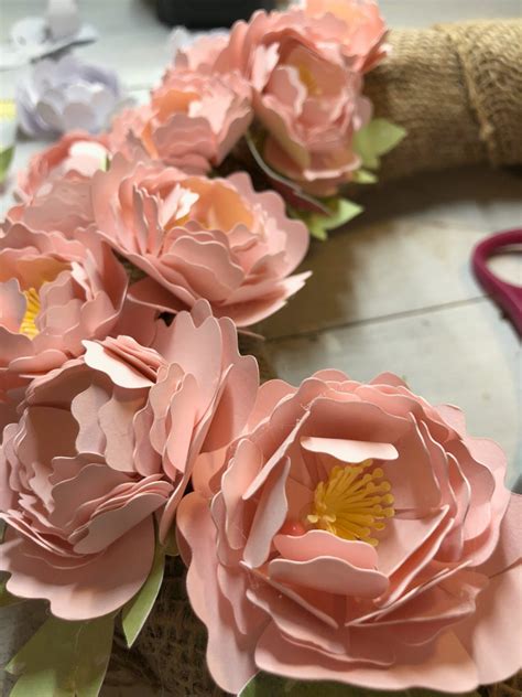 Making Paper Flowers With A Cricut Create And Babble