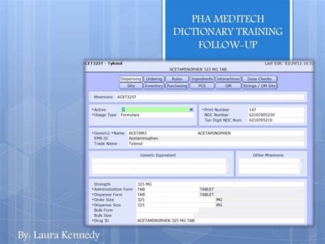 Pha Meditech Dictionary Training Follow Up