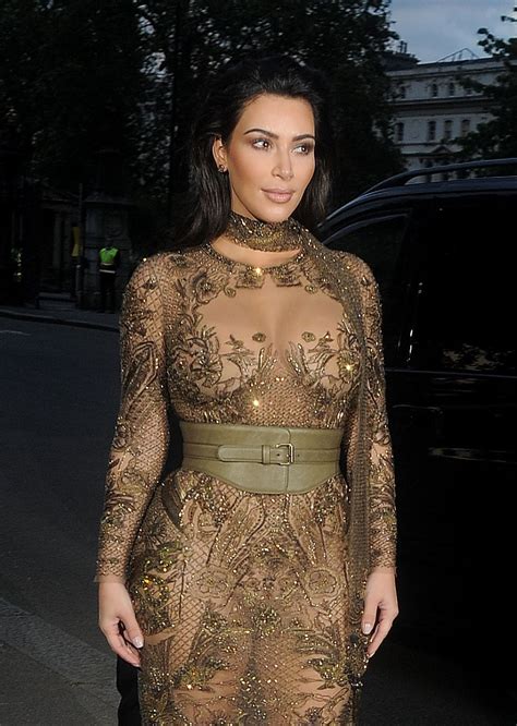 Kim Kardashian At Vogue 100th Anniversary Gala Dinner In London 05 23 2016 Hawtcelebs
