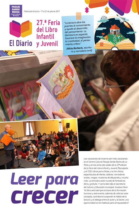 Diario De La Feria Infantil Y Juvenil Sede Dardo Rocha Semana 2 By