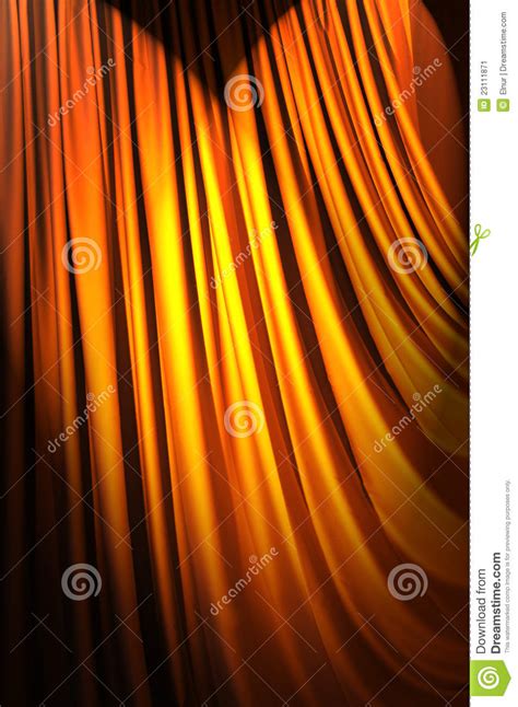 Brightly Lit Curtains Theatre Concept Stock Image Image Of Flash