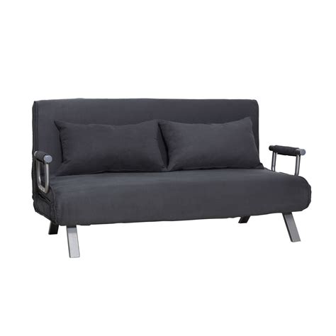 Portable folding bamboo laptop table sofa bed office laptop stand desk with fan bed table. HomCom 60" Suede Convertible Sleeper Sofa - Gray Folding 5 ...