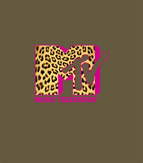 Mtv Logo Leopard Print Digital Art By Odin Daisym