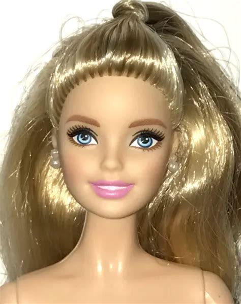 Nude Barbie Birthday Wishes Two Tone Blonde Model Muse Doll For