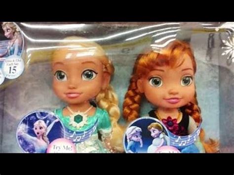 Disney Frozen Singing Babes Light Up Elsa And Anna Dolls Musical Lights Elsa Toys YouTube