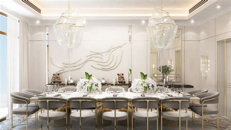 Dining Room Interior Design In Dubai By Luxury Antonovich